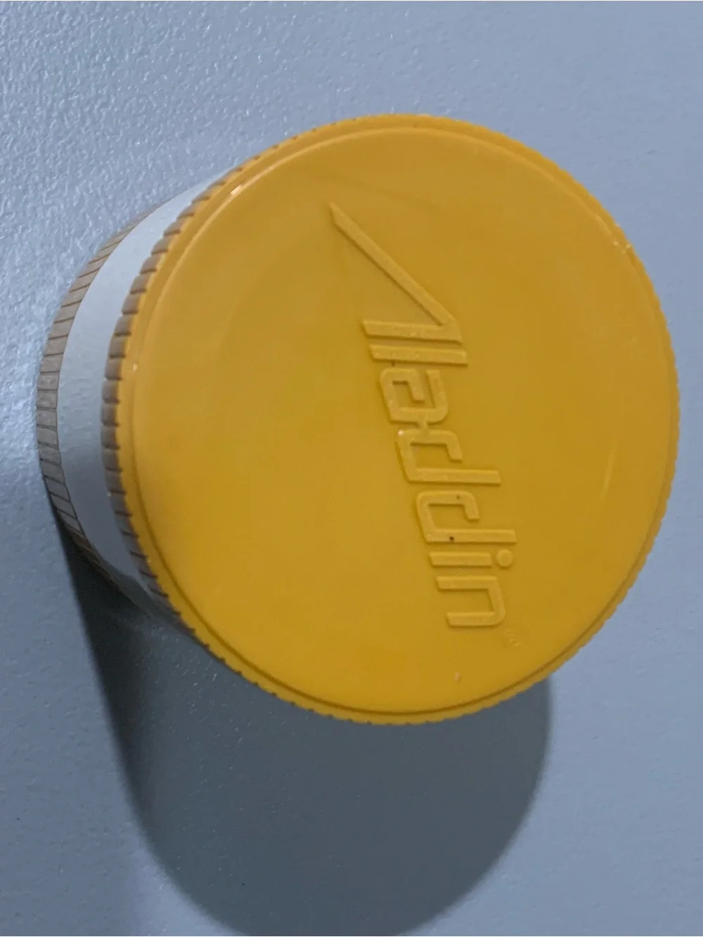 Aladdin Yellow & White Insulated Food Thermos